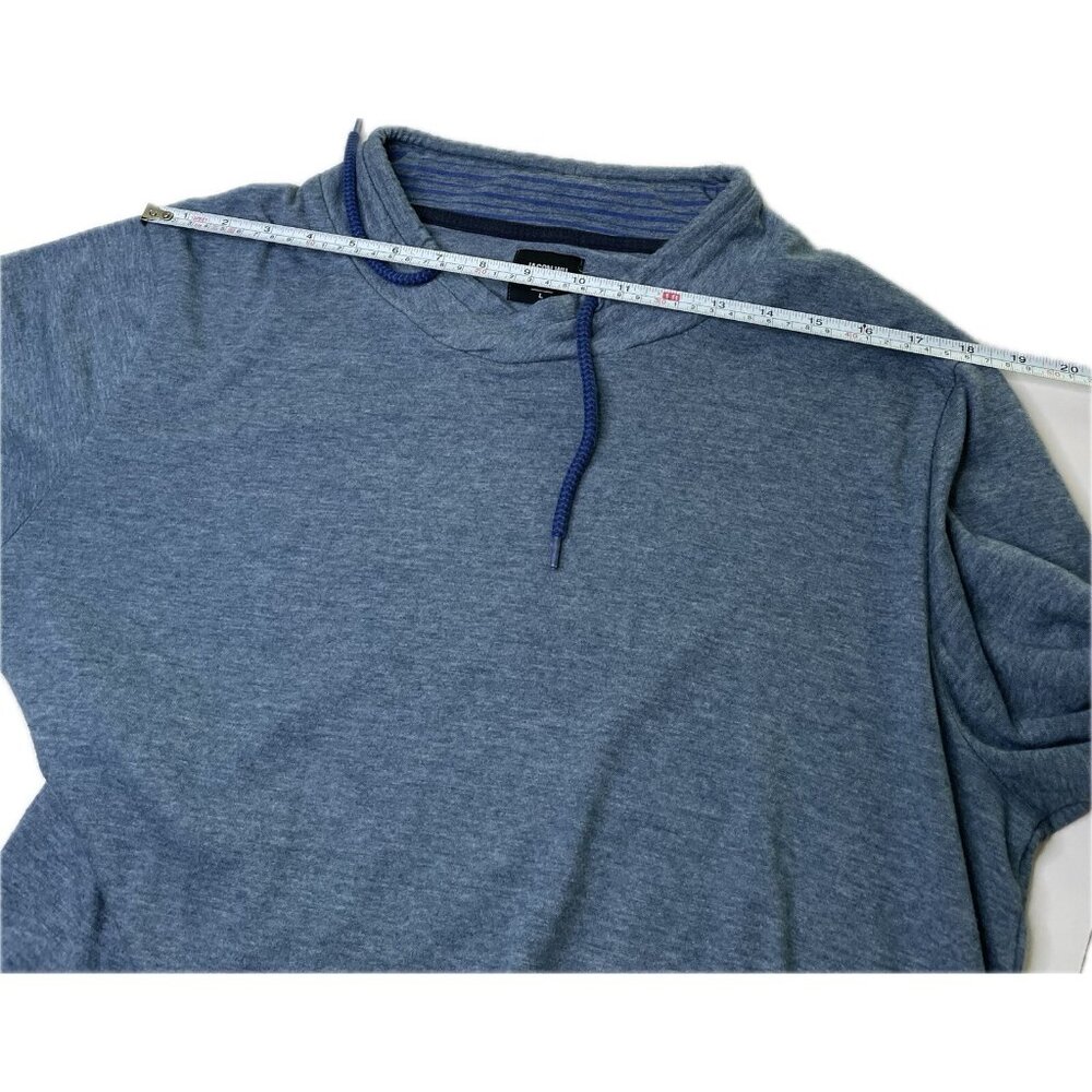 Jason Wu x EVA Air Men’s Blue Cowl Neck Lounge Hoodie Shirt Size L - Picture 5 of 8